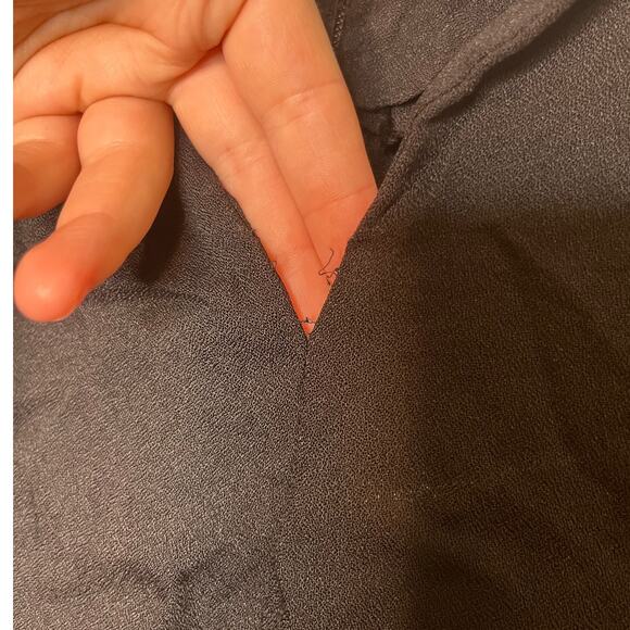 1970s JCPenney Fashions Sheer Black Rainbow Floral Dark Romantic Maxi Dress L - Picture 3 of 11